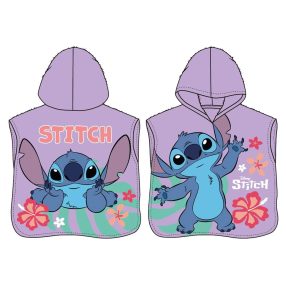   Disney Lilo és Stitch, A csillagkutya Alien Paradise strand törölköző poncsó 50x115 cm