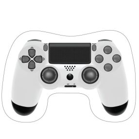 Gamer Pad formapárna, díszpárna 42x29 cm Velúr