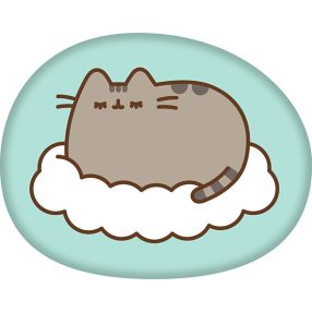Pusheen Cloud formapárna, díszpárna 40 cm Velúr