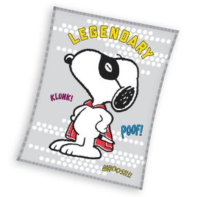 Snoopy Legendary coral fleece polár takaró 150x200cm