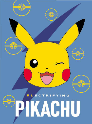 Pokémon Electrifying coral fleece polár takaró 150x200cm