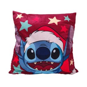   Disney Lilo és Stitch, A csillagkutya Star Karácsonyi párnahuzat 40x40 cm Velúr