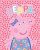 Peppa malac Dots flanel polár takaró 130x160cm