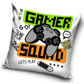 Gamer Squad párna, díszpárna 40 x 40 cm