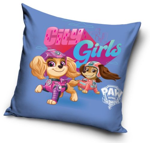 Mancs Őrjárat City Girls párna, díszpárna 40 x 40 cm