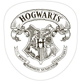 Harry Potter White Crest formapárna, díszpárna 34x36 cm