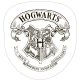 Harry Potter White Crest formapárna, díszpárna 34x36 cm