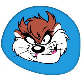 Bolondos dallamok Taz formapárna, díszpárna 41x33 cm