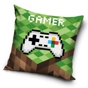 Gamer Blocks párna, díszpárna 40x40 cm