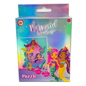 Sellő Shell hologrammos mini puzzle 35 db-os