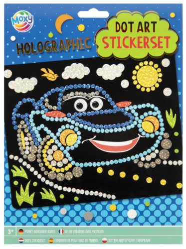 Autó Moxy hologrammos matrica készlet