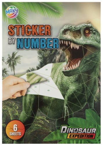 Dinoszaurusz Expedition puzzle matrica szett