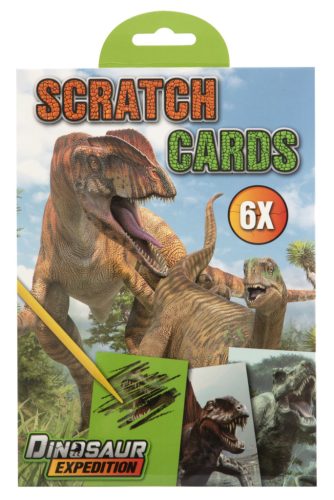 Dinoszaurusz Expedition scratch képkarcoló készlet