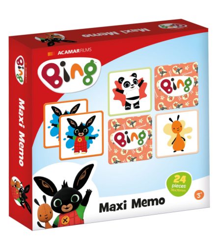 Bing Here I Go memóriajáték 24 db-os