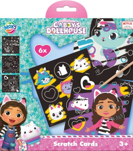 Gabi babaháza Cats scratch képkarcoló készlet