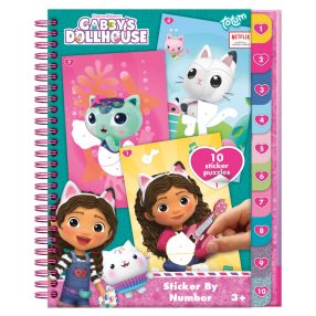   Gabi babaháza Sprinkle Party puzzle matrica és színező szett