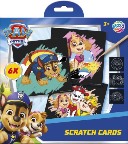 Mancs Őrjárat Team scratch képkarcoló készlet