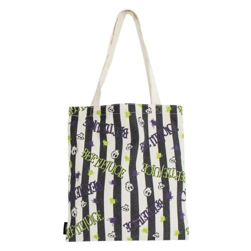 Beetlejuice Ghostly Vibes shopping bag, bevásárlótáska 39 cm