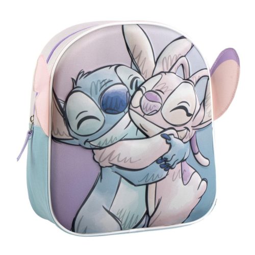 Disney Lilo és Stitch, A csillagkutya Hug 3D hátizsák, táska 31 cm