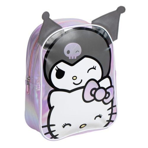 Hello Kitty Kuromi hologrammos hátizsák, táska 32 cm
