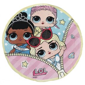   LOL Surprise Diamond forma fürdőlepedő, strand törölköző 130 cm (Fast Dry)