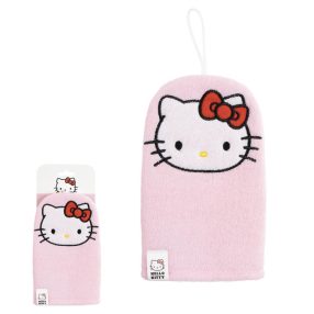Hello Kitty Pink mosdókesztyű