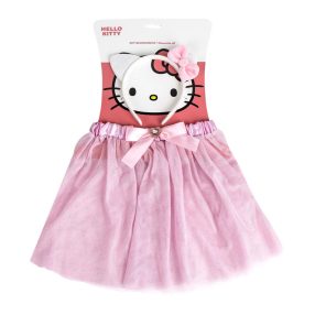   Hello Kitty Pink gyerek szoknya és hajpánt szett 3 - 8 év / 98 - 128 cm