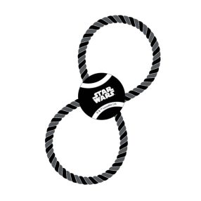 Star Wars Black teniszlabda és kötél kutyajáték