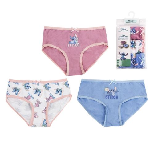 Disney Lilo és Stitch, A csillagkutya Scrump gyerek fehérnemű, bugyi 3 darab/csomag 4 - 10 év / 104 - 140 cm