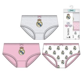   Real Madrid Pink gyerek fehérnemű, bugyi 3 darab/csomag 2 - 8 év / 92 - 128 cm