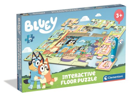 Bluey Playtime interaktív 24 db-os puzzle Clementoni