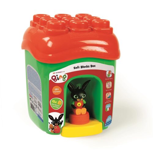 Bing Clemmy készségfejlesztő kocka szett tárolóban Clementoni