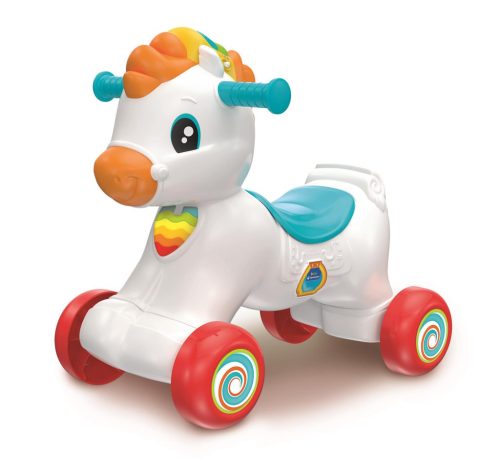 Interaktív hintaló Rainbow Rider 3 az 1-ben Clementoni