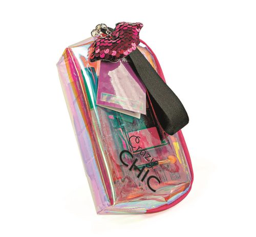 Crazy Chic Beauty sminkszett hologrammos neszeszerben Clementoni