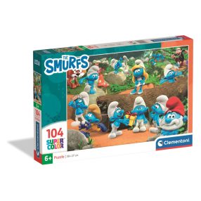 Hupikék törpikék Forest 104 db-os puzzle Clementoni