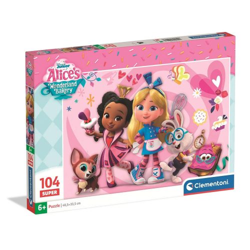Disney Alice Csodaország cukrászdája Fergie 104 db-os puzzle Clementoni