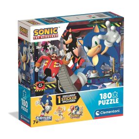 Sonic a sündisznó Spin Dash 180 db-os puzzle Clementoni