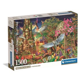 Fantázia kert Woodland 1500 db-os Compact puzzle Clementoni