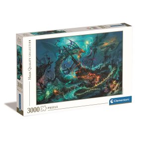   Fantázia világ Underwater Battle 3000 db-os puzzle Clementoni