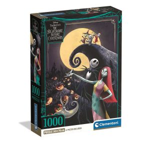   Karácsonyi lidércnyomás Moon 1000 db-os Compact puzzle Clementoni