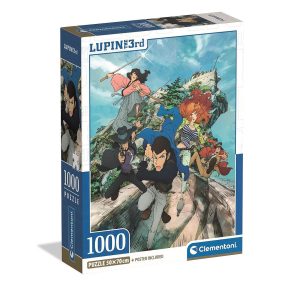 Lupin III Grand Escape 1000 db-os Compact puzzle Clementoni