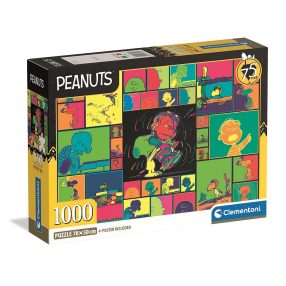 Snoopy Icons in Color 1000 db-os Compact puzzle Clementoni
