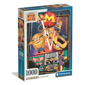 Minyonok Unleashed 1000 db-os Compact puzzle Clementoni