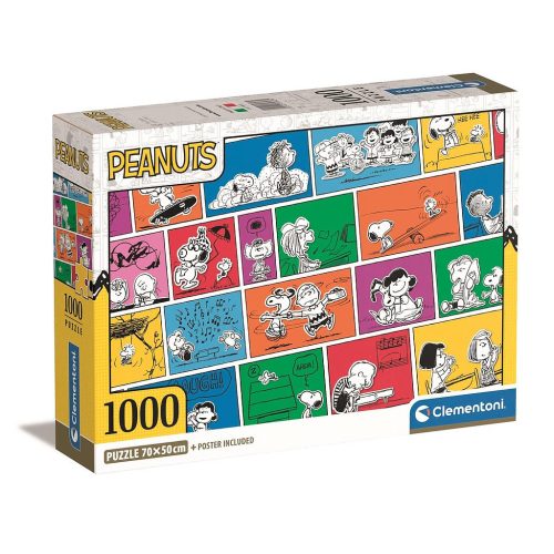 Snoopy Comic 1000 db-os Compact puzzle Clementoni