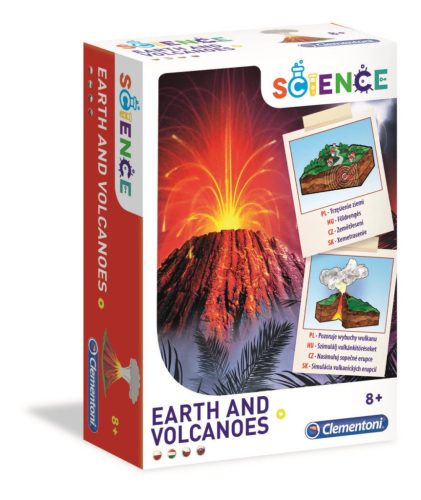 Föld és vulkánok Experiment tudományos szett Clementoni