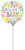 Színes Sweet baby mini fólia lufi 23 cm (WP)