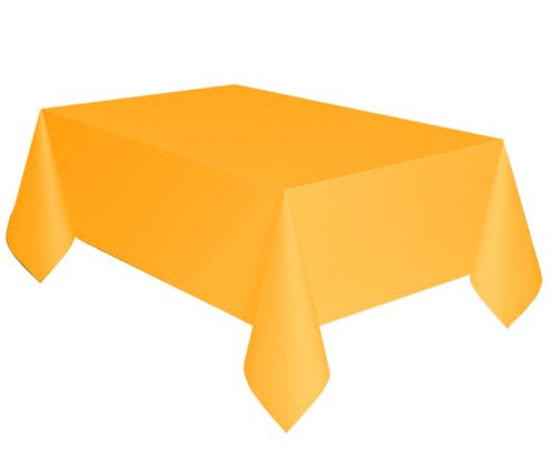Sárga Sunshine Yellow papír asztalterítő 137x274 cm