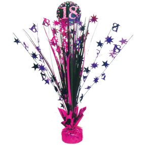 Happy Birthday 18 Pink asztaldísz