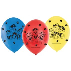   Mancs Őrjárat Heroes léggömb, lufi 6 db-os 9 inch (22,8 cm)