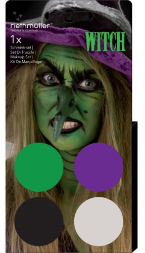 Boszorkány Halloween arcfesték, smink szett